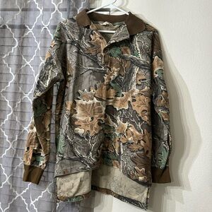 Camo RedHead polo shirt size XL
